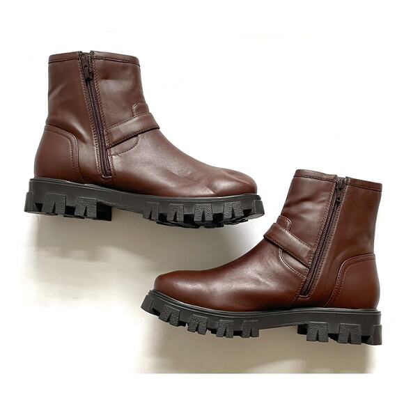 Bp. Chelsea Buckle Boot Brown Size 8.5 NEW - Picture 6 of 9